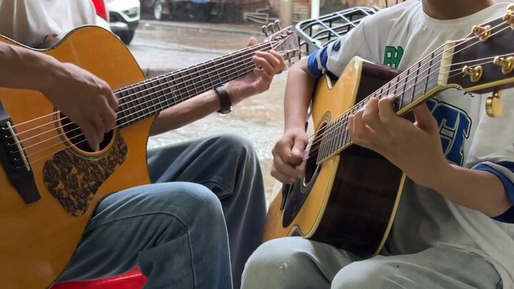 I Love You – Father and Son, Acoustic Live Version on a Rainy Day