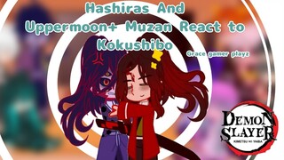 Hashiras And Uppermoon+Muzan React to Kokushibo || Grace gamer playz || Demon Slayer