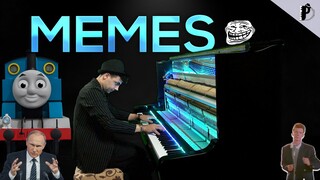 MEME SONGS ON PIANO | With super LED 😬