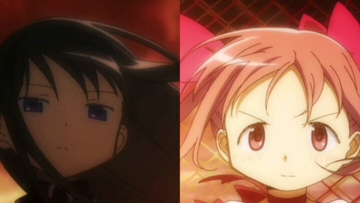 When "Puella Magi Madoka Magica" OP is replaced with "Lycoris Recoil" OP