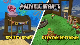 Minecraft Spongebob Menjadi Pelayan Di Krusty Krab