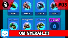 DINO OM DIMAKAN MULU WOY | Gameplay DINO.IO - Part 3