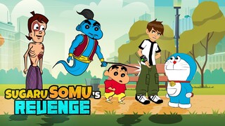 Sugaru Somu's Revenge on Shinchan » AU [Ep.11] » dora bujji tamil, doraemon, shinchan new episode