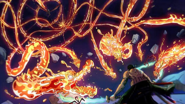 King vs zoro, one of Zoro's most epic fights