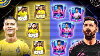 Al Nassr X Inter Miami - Messi X Ronaldo!! 🐐 Vs🐐 - Special Squad Builder! FC Mobile 24