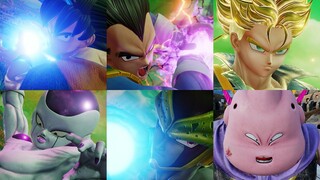 Jump Force - All Dragon Ball Characters Ultimate Attacks, Transformations & Interactions (60FPS)
