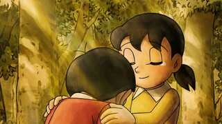 Doraemon: Nobita is moving, and his friends are reluctant to leave, especially Shizuka