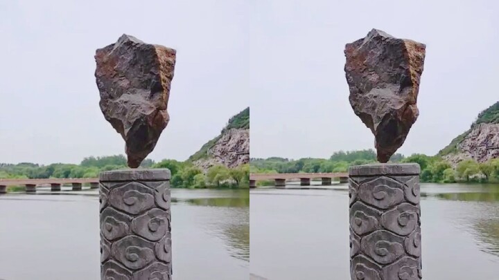 [Chinese Balancing Act] The King of Balancing: Picks Up a Random Stone and Masters the Art of Balanc