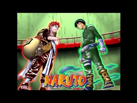 Rock Lee vs gaara pelea completa