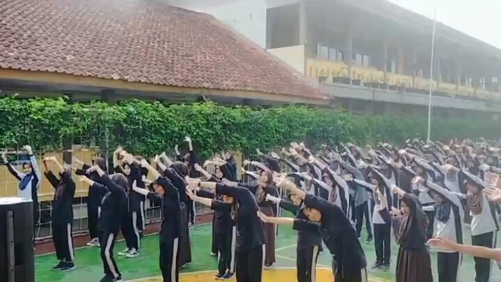 senam MTSN Ciamis