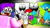 DRAWING ALL GARTEN OF BANBAN 3 MONSTERS In ROBLOX DOODLE TRANSFORM!? (ROBLOX DRAWING CHALLENGE!)