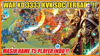 MASIH RAME KAH PLAYER INDO DI KD 3333 WAR KVK SOC ROK TERBARU ??