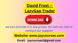 David Frost – LazyGap Trader