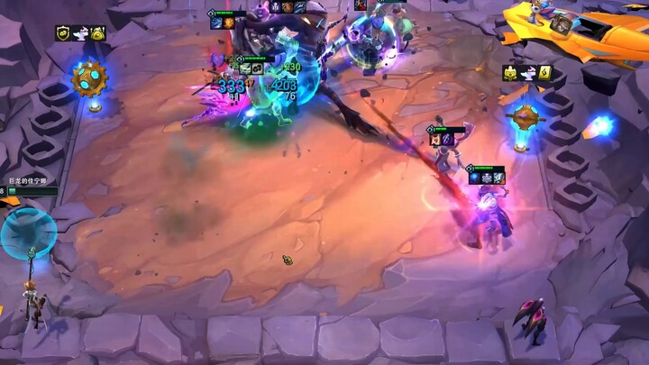 When Victor gets [Magic Essence + Mutation Blue Reduction + Blue Domination], he will directly enter