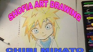 menggambar chibi MINATO manga Naruto