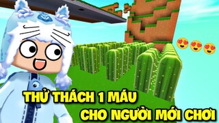 MEOWPEO THỬ THÁCH CHƠI MAP 1 MÁU SIÊU DỄ DÀNH CHO NGƯỜI MỚI TẬP PARKOUR TRONG MINI WORLD VÀ CÁI KẾT