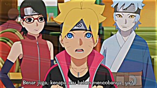 kocak Boruto🤣Sarada smpai kaget gtu🗿