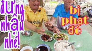 Sợ cháu Yêu vi phạm chỉ thị của chính phủ, nên Tâm Chè lấy mồi nhậu để ăn cơm lTâm Chè Vĩnh Long