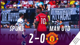 TOTTENHAM vs MANCHESTER UNITED [2-0] MATCH HIGHLIGHTS • Video Game Simulation & Recreation