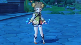 Genshin Impact grass loli Yaoyao membongkar video mesin nyata,