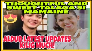 Ayiee MAINE pinakilig si ALDEN at ang marami sa ginawa nyang ito.  ALDUB KILIG UPDATES