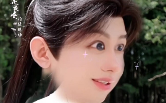 “The Lotus楼” behind-the-scenes: Cheng Yi, are you and Xiao Bao competing to see whose eyes are bigge