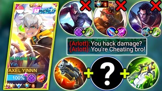 YIN VS BARATS JUNGLE + PRO ARLOTT IN SIDELANE | YIN BEST BUILD & EMBLEM 2023 | MOBILE LEGENDS