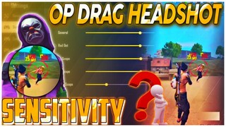 Free Fire🔥| Drag Headshot Tips and Tricks Best Sensitivity and Custom Hud for beginners