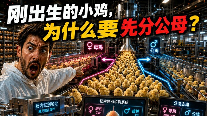 Why do newly hatched chicks need to be sexed first?