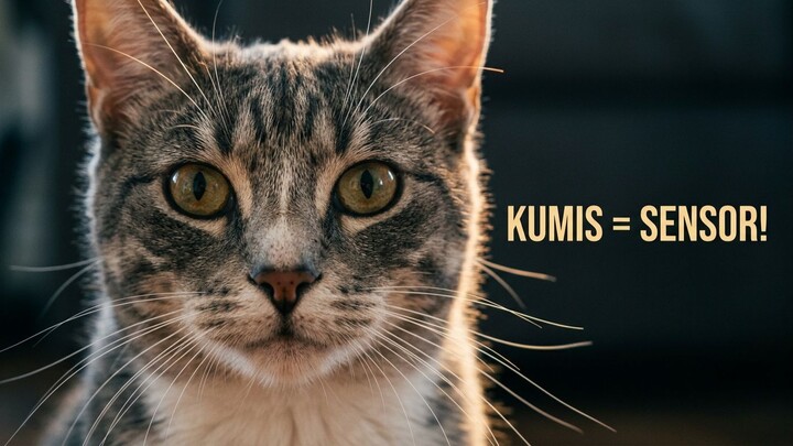 Kumis Kucing Bukan Hiasan, Ternyata Fungsinya Seperti Sensor Canggih #pediavet