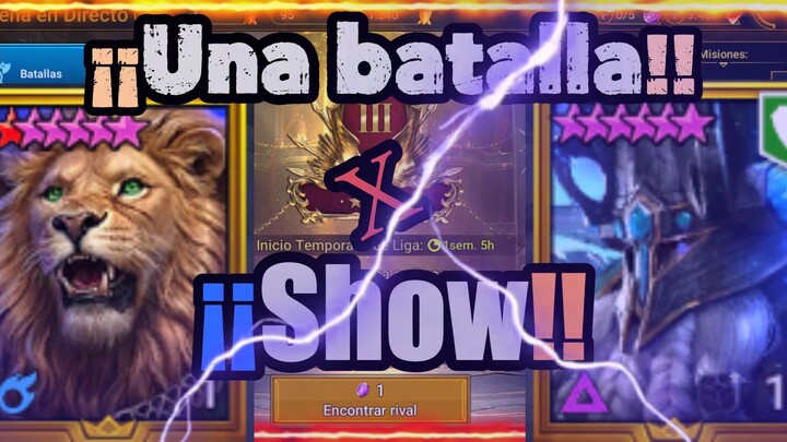 ¡El León Cobarde a nivel 1! ¡¡Tormin a nivel 1 se roba el show!! Arenas en vivo Raid Shadow Legends
