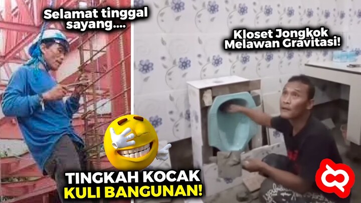 Tukang Koplak Abal²..! Deretan Tingkah Kocak Kuli Bangunan Bikin Mandor Kesel dan Ngamuk