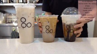Cafe Vlog | Jasmine Green Milk Tea - Milk foam Americano #cafevlog
