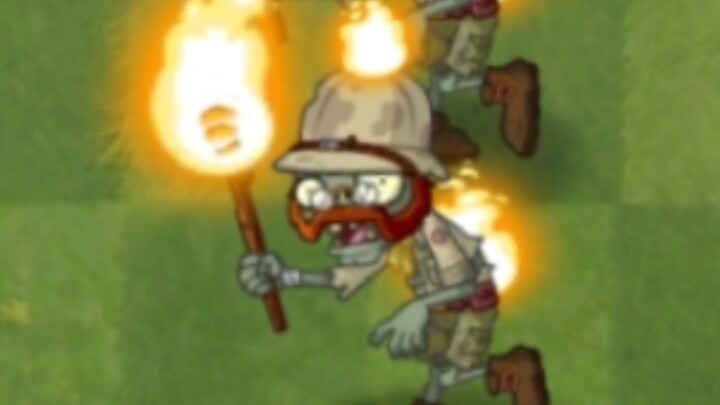 [pvz2] When the leader has super high movement speed, the giant's health and torch damage per second