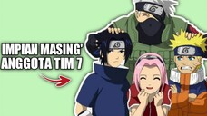 impian masing-masing dari anggota tim 7 Kakashi