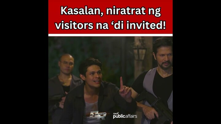 Grabe ang mga gate crasher na 'to! | Black Rider