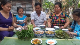 Làm Nồi Cá Út Kho Mắm Chấm Bông Súng Vườn Ăn Sạch Nồi Cơm| TKQ & Family T585