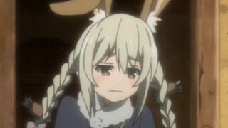 Rabbit sees the other world rabbit