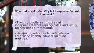 Where Is Harajuku, And Why Is It A Japanese Cultural Landmark? - Japan Past and Present