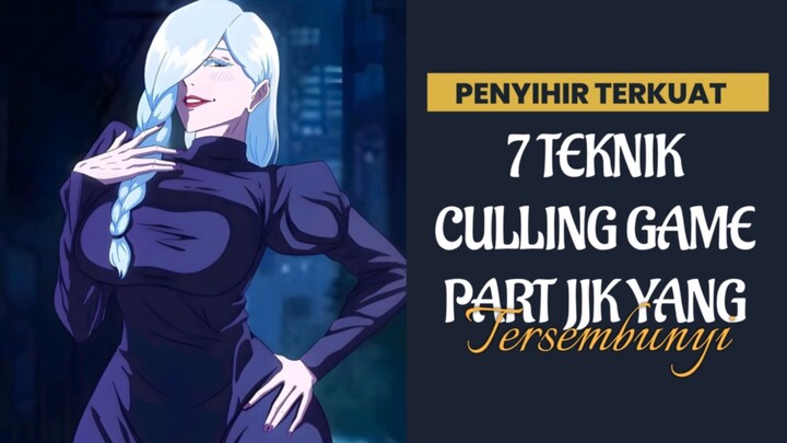 Teknik rahasia CULLING GAME jjk