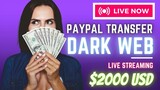 Real Dark Web PayPal Transfer | Dark web $2000 PAYPAL Transfer | Dark web 100% Legit Vendor