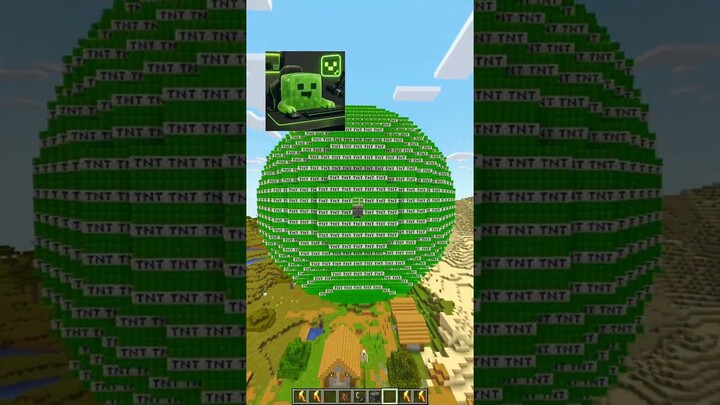 Villagers Vs 1 Million TNT In Minecraft 😳