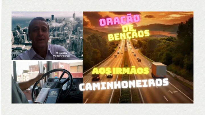 ORAÇÃO AOS CAMINHONEIROS DO BRASIL E DO MUNDO