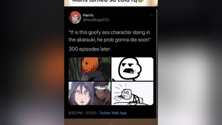 fyp foryou greenscreensticker twitter anime naruto narutoshippuden animememe animememes obito uchiha tobi akatsuki badass