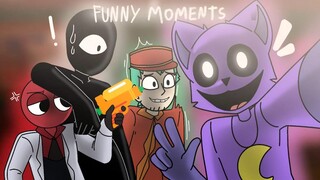 Poppy playtime, Rainbow Friends and Doors in funny moments, random memes (Animation series)