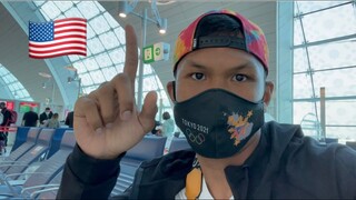 TRAVELING ALONE FROM DUBAI TO UNITED STATES | NEW EXPERIENCE | EUMIR MARCIAL