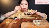 Món Hàn : Thưởng thức tôm hùm, cồi sò nướng bơ 5 #mukbang
