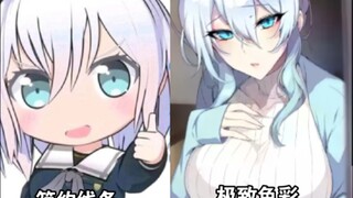 Garis sederhana ←→ Warna ekstrem