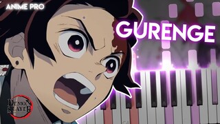 [FULL]Gurenge - Kimetsu no Yaiba/Demon Slayer OP | LiSA (piano)