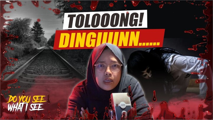 Sosok Hantu Rel Kereta #MENCEKAM